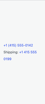 Customer Phone Pro column showing billing and different shipping phone