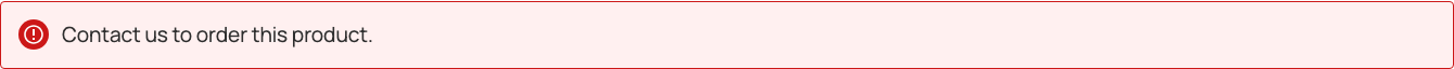 WooCommerce notice rejecting a direct add-to-cart request for the disabled product