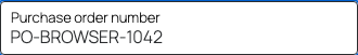 Mobile WooCommerce checkout with the Purchase order number field