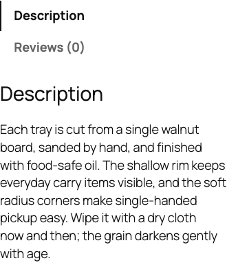 Mobile WooCommerce product page showing the remaining native product tabs