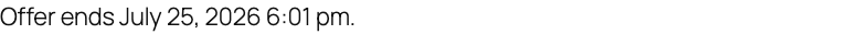 Desktop WooCommerce product page showing one Offer ends date sentence below the sale price